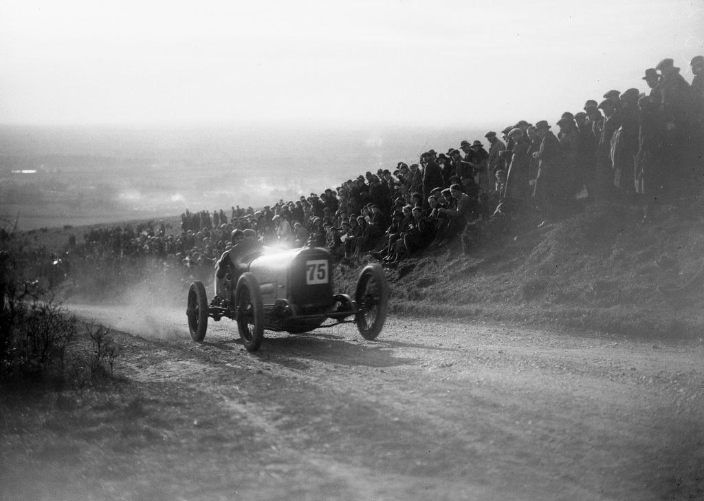 Detail of Sunbeam of Charles Vandervell, Essex Motor Club Kop Hillclimb, Buckinghamshire, 1922 by Bill Brunell