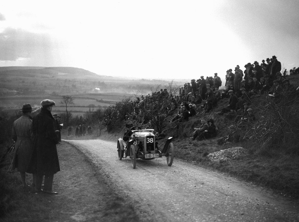 Detail of GN of Henry Ronald Godfrey, Essex Motor Club Kop Hillclimb, Buckinghamshire, 1922 by Bill Brunell