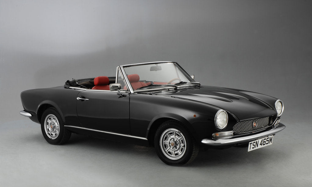 Detail of 1974 Fiat 124 Spyder by Unknown