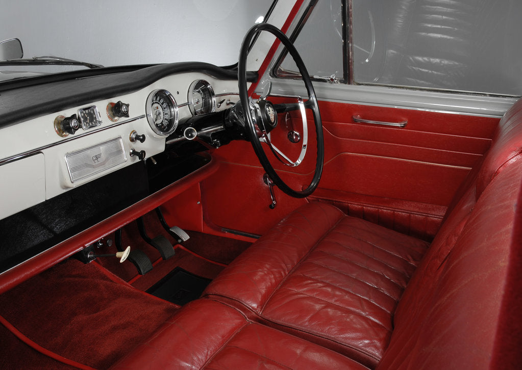 Detail of 1960 Austin Westminster A99 interior by Unknown