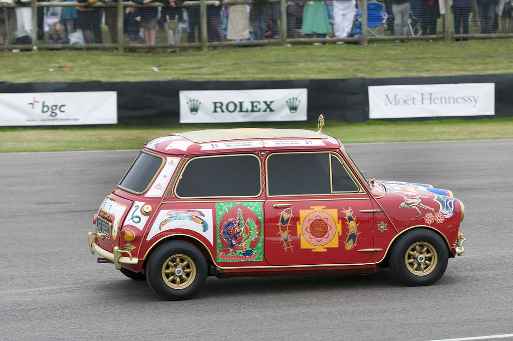 Detail of 1967 Austin Mini Cooper S owned by Beatle George Harrison by Unknown