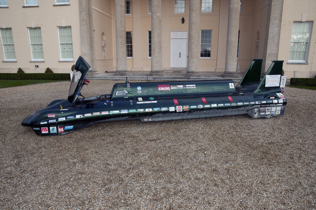 Detail of 2009 Inspiration Steam World Land Speed Record breaker at Newtown Park by Unknown