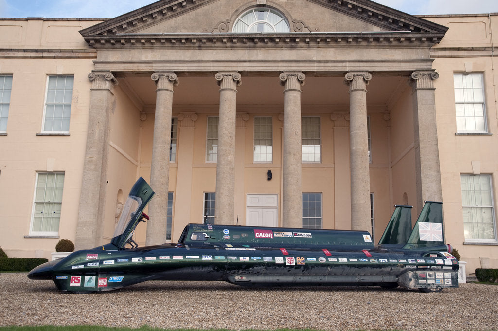 Detail of 2009 Inspiration Steam World Land Speed Record breaker at Newtown Park by Unknown