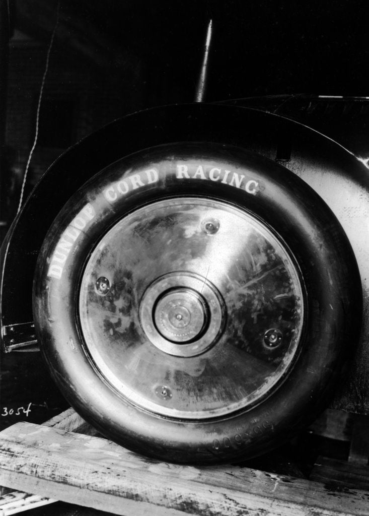 Detail of Sunbeam 1000hp World Land speed record attempt at Daytona 1927 by Unknown