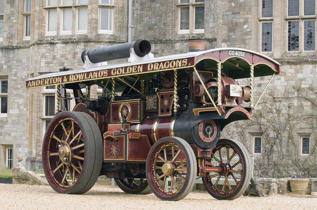 Detail of 1921 Burrell Earl Beatty Showman'sTraction engine by Unknown