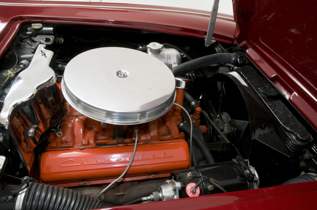 Detail of 1961 Chevrolet Corvette C1 Convertible by Unknown