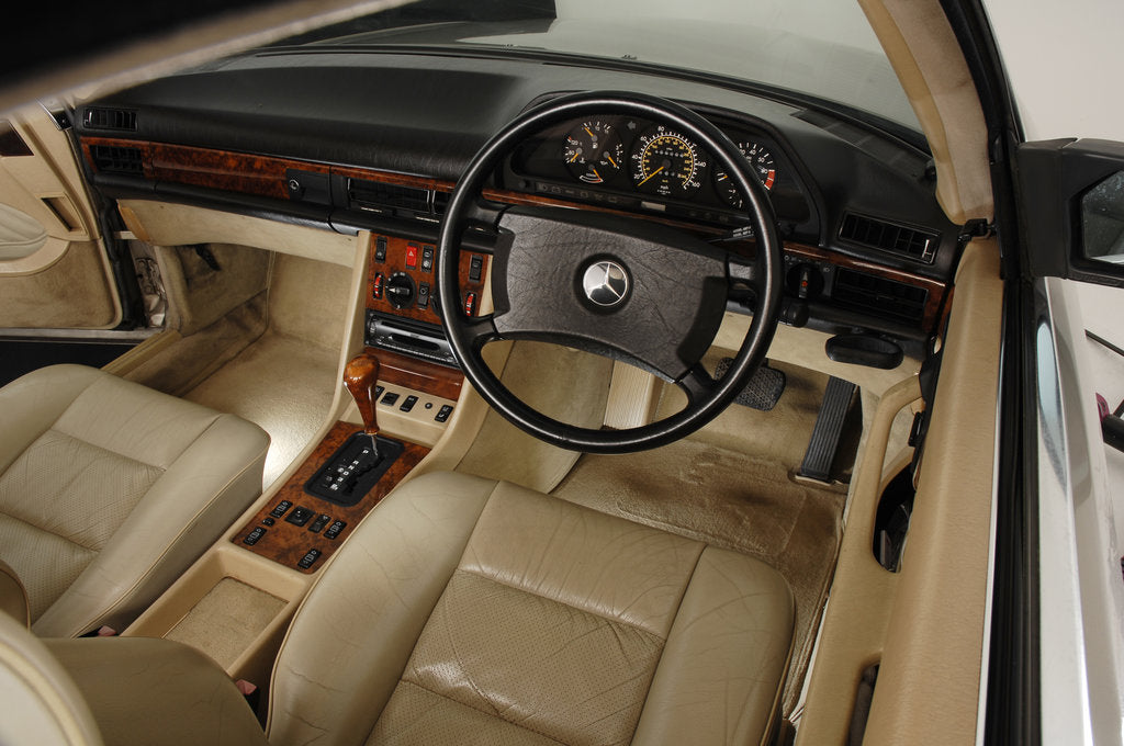 Detail of 1990 Mercedes Benz 560 SEC by Unknown