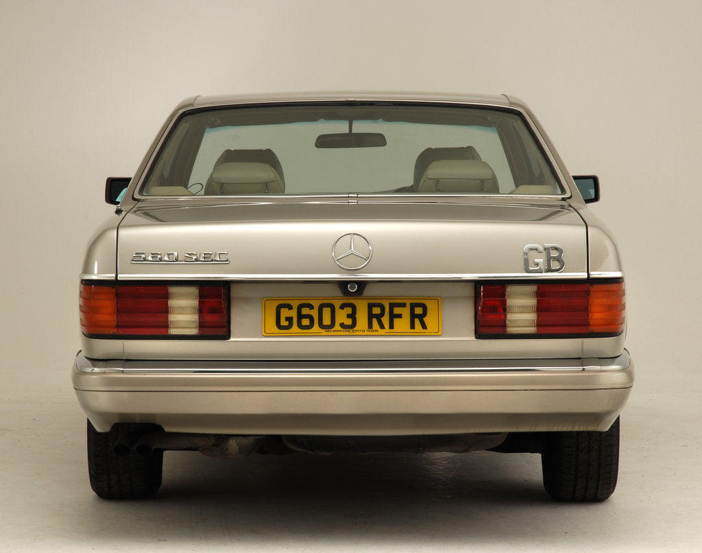 Detail of 1990 Mercedes Benz 560 SEC by Unknown