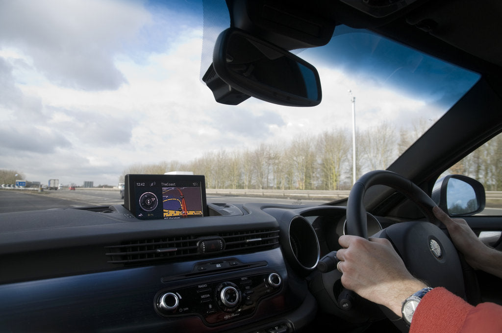 Detail of Satellite navigation system in Alfa Romeo Giulietta 2011 by Unknown
