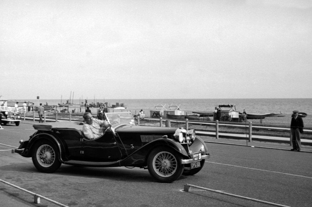 Detail of 1937 Riley Lynx on the 1953 Brighton rally by Unknown