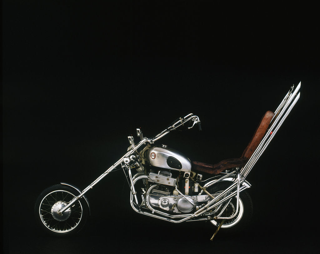 Detail of 1959 Ariel Square 4 Chopper motorcycle by Unknown