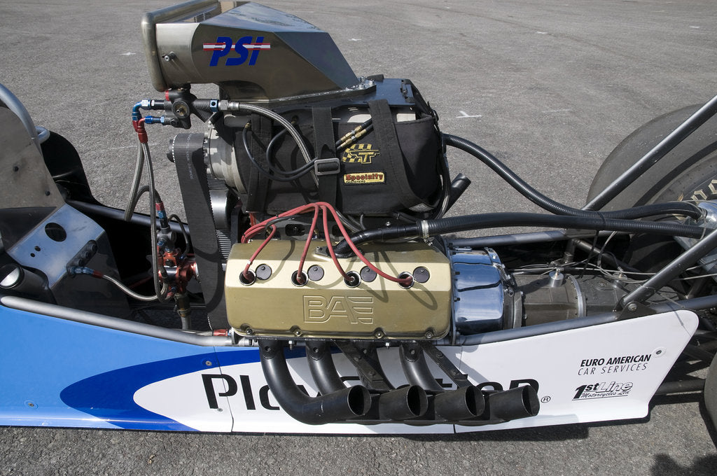 Detail of 1994 Silverline Top Methanol Dragster by Unknown