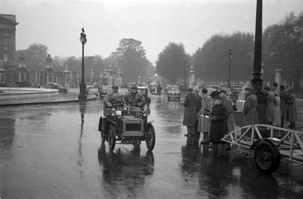 Detail of 1904 Humberette on 1953 RAC Veteran Car Run London to Brighton by Unknown