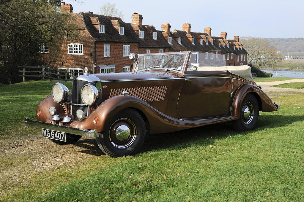 Detail of 1939 Railton Fairmile Series 3 Straight Eight by Unknown