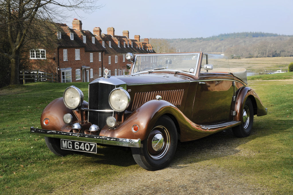 Detail of 1939 Railton Fairmile Series 3 Straight Eight by Unknown