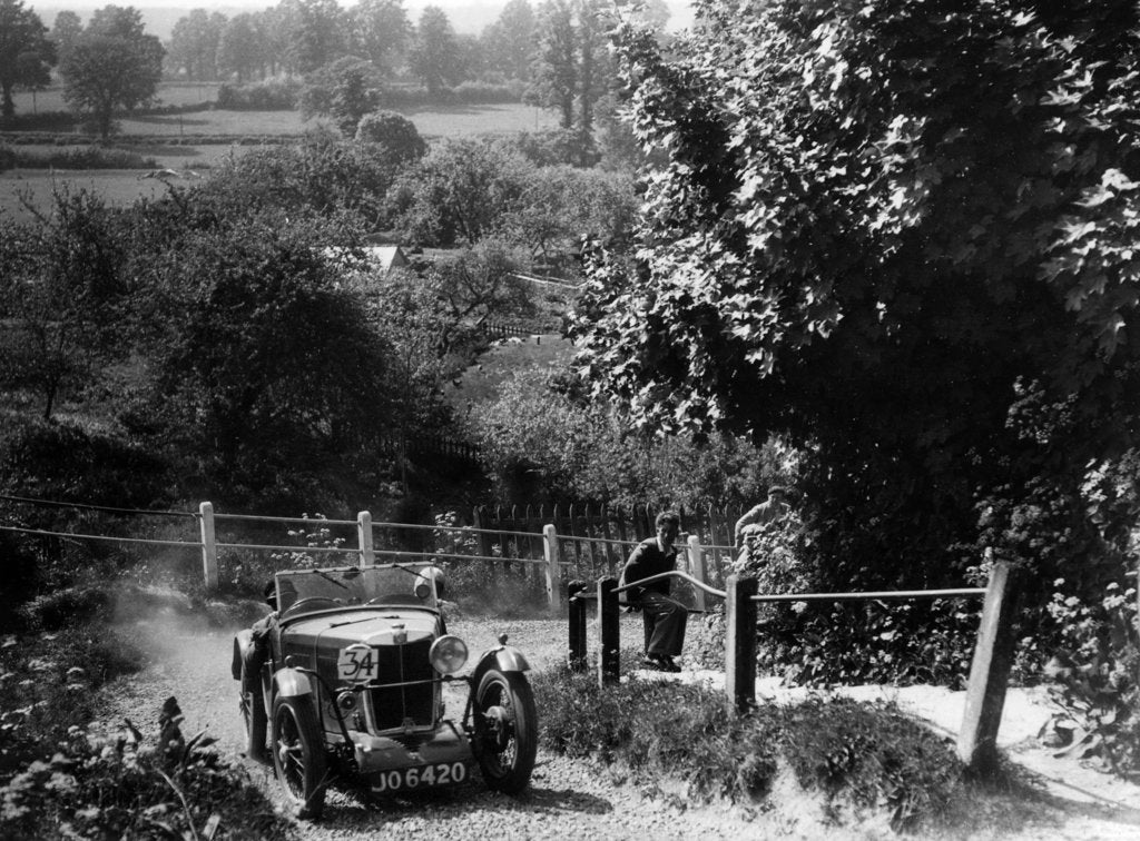 Detail of MG J2 1933 West Hants Ibberton Hill Climb by Unknown