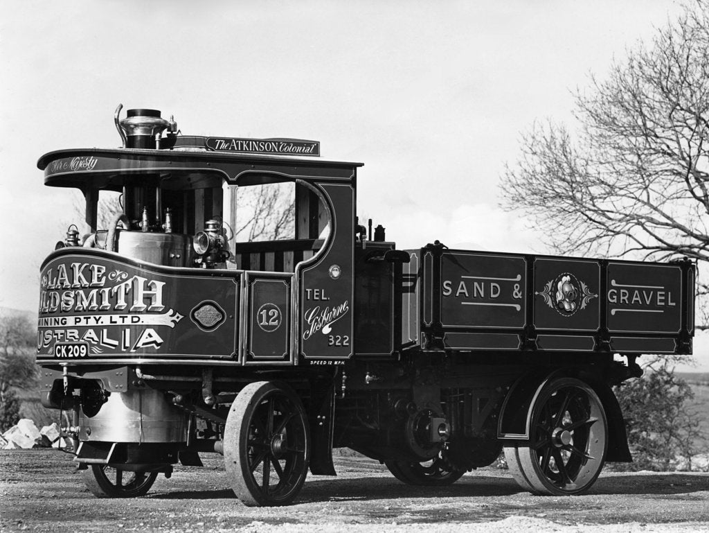 Detail of 1920's Atkinson Steam Wagon by Unknown
