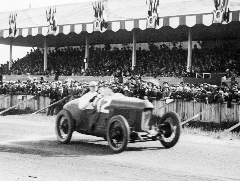 Detail of 1923 French Grand Prix, Henry Segrave in Sunbeam by Unknown