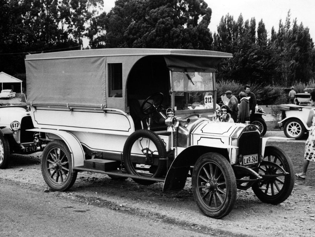 Detail of 1912 Unic van by Unknown