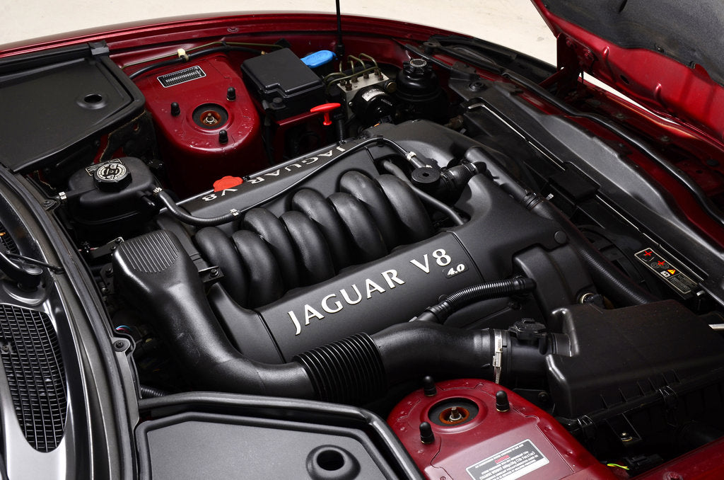 Detail of 1999 Jaguar XK8 coupe by Unknown