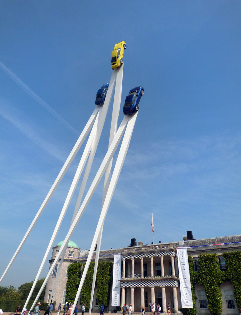 Detail of Goodwood Festival of Speed Sculpture in front of Goodwood House 2013 by Unknown