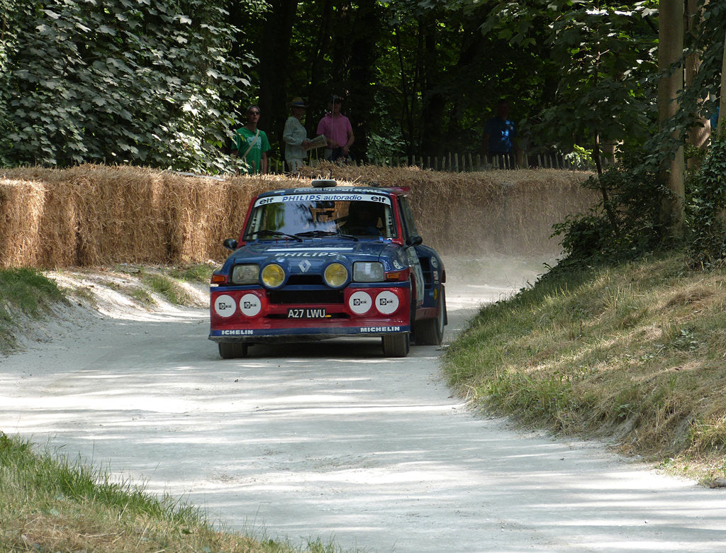 Detail of Renault 5 Rally car at Goodwood Festival of Speed 2013 by Unknown