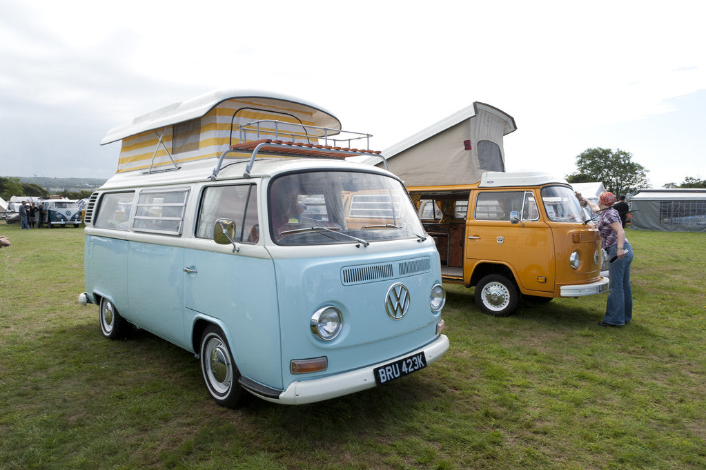 Detail of Volkswagen camper van at V Dub Island event, Isle of Wight 2013 by Unknown