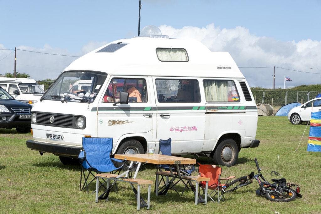 Detail of Volkswagen camper van at V Dub Island event, Isle of Wight 2013 by Unknown