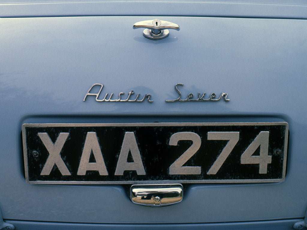 Detail of 1959 Ausin Mini Seven by Unknown