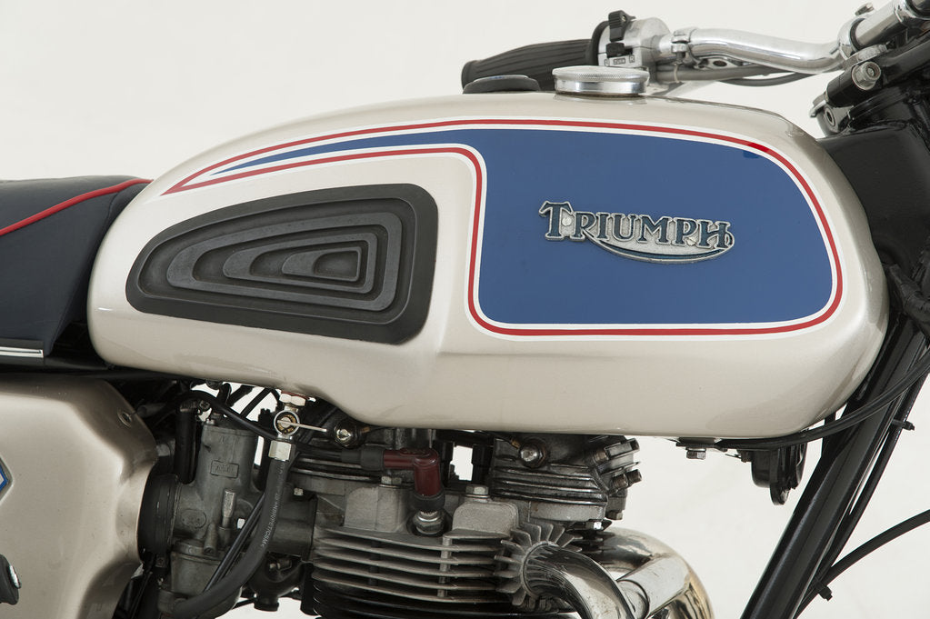 Detail of 1977 Triumph Bonneville 750 Jubilee by Unknown