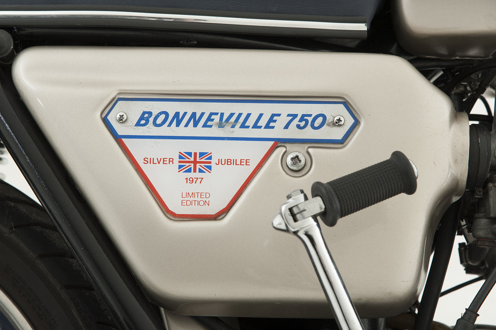 Detail of 1977 Triumph Bonneville 750 Jubilee by Unknown