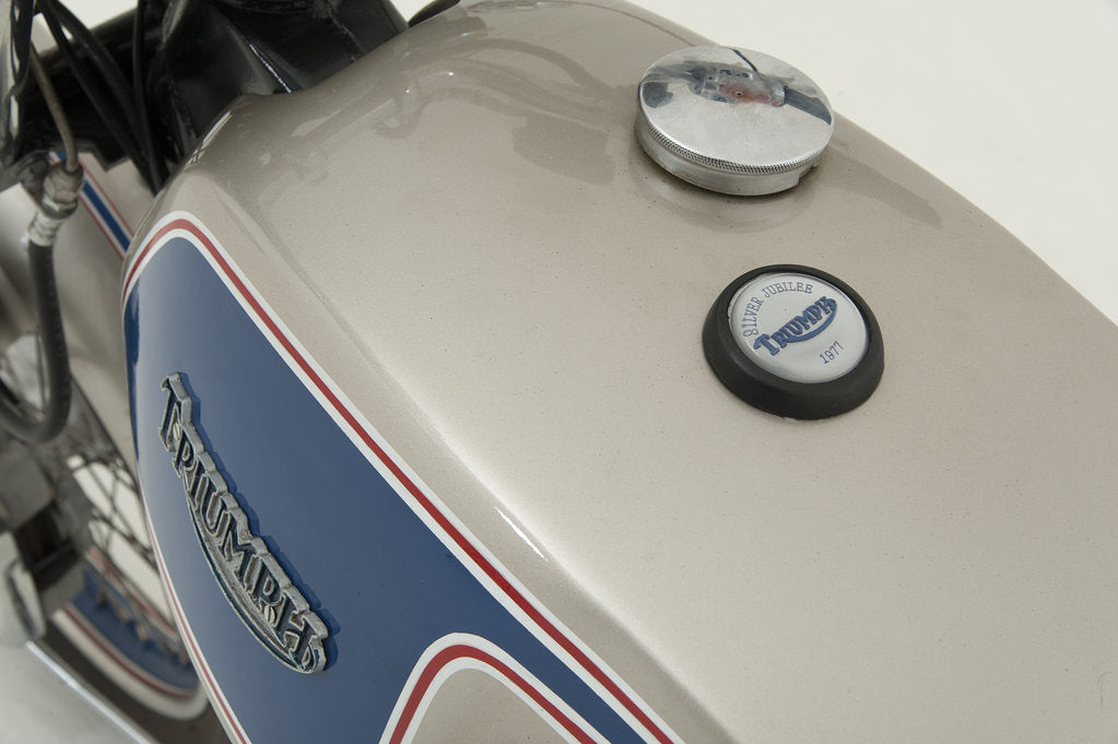 Detail of 1977 Triumph Bonneville 750 Jubilee by Unknown