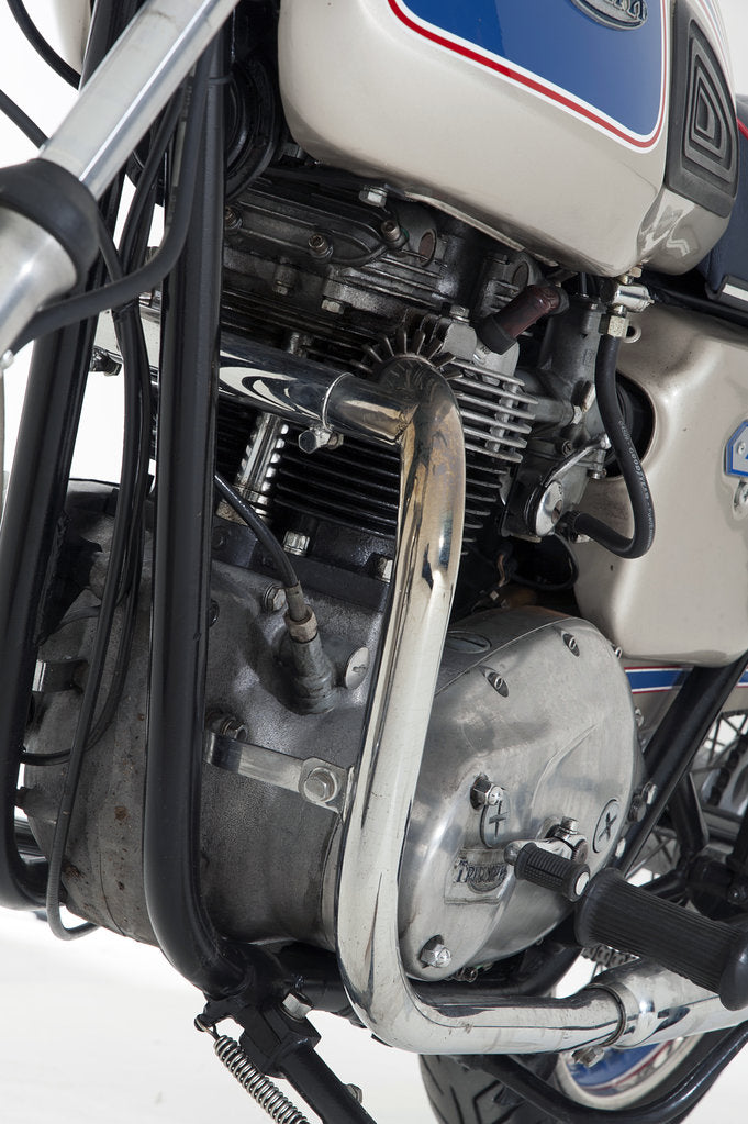 Detail of 1977 Triumph Bonneville 750 Jubilee by Unknown