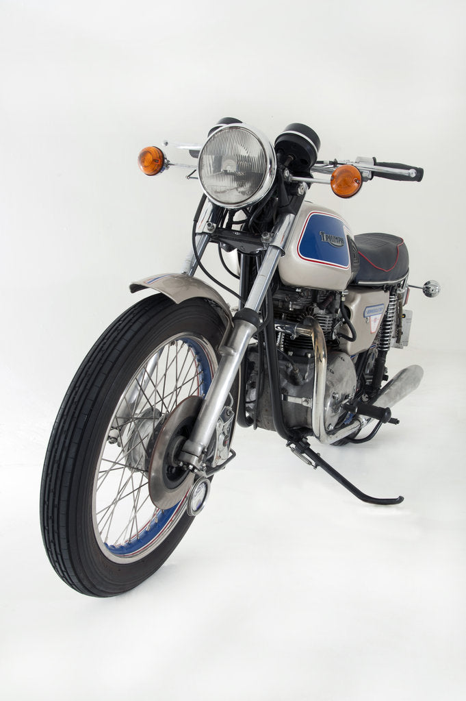 Detail of 1977 Triumph Bonneville 750 Jubilee by Unknown