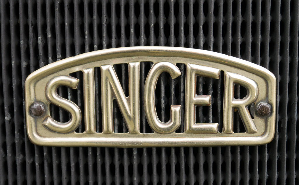 Detail of Singer badge by Anonymous