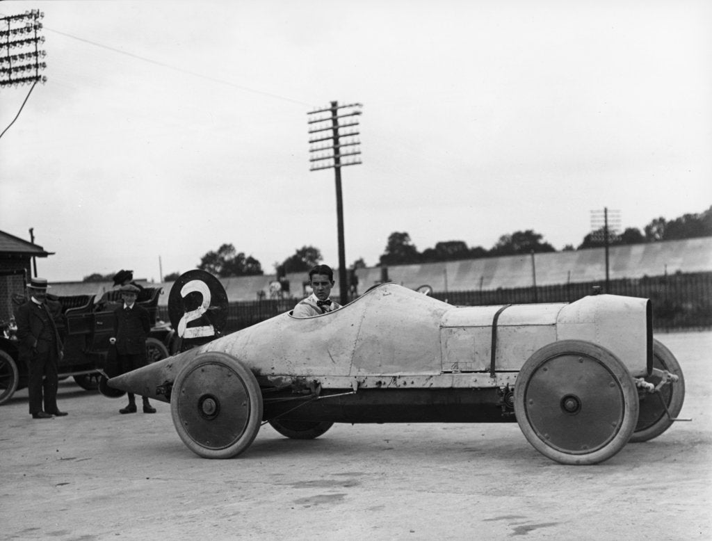 Detail of Straker Squire18.8 litre at Brooklands 28th May 1910 by Unknown