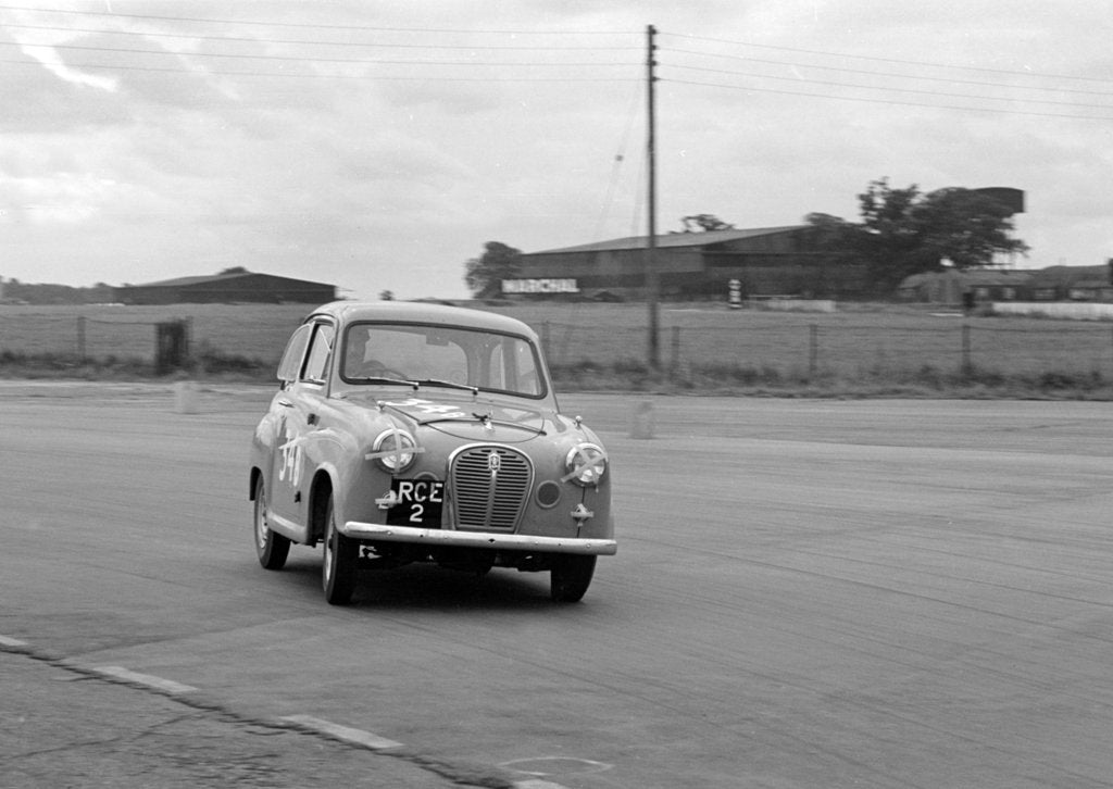 Detail of Austin A35 at 750 MC 6 hour relay race Silverstone 1957 by Unknown