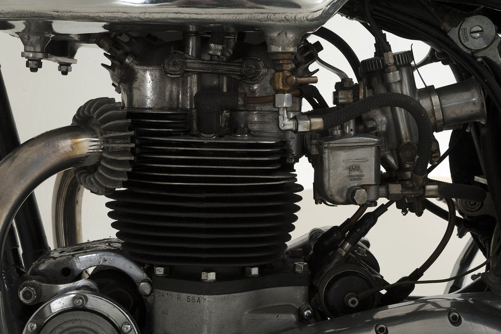 Detail of 1961 BSA A10 Super Rocket by Unknown