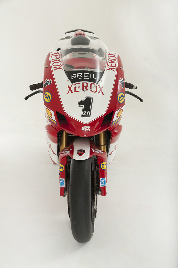 Detail of 2006 Ducati 999 Xerox, Troy Bayliss Superbike.Moto GP championship winner by Unknown