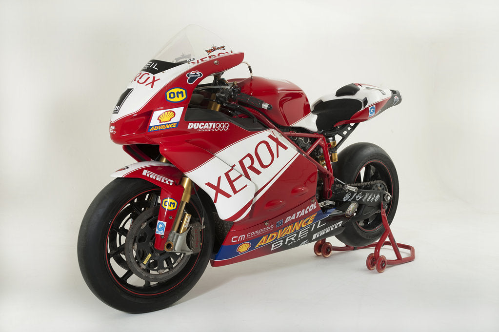 Detail of 2006 Ducati 999 Xerox, Troy Bayliss Superbike.Moto GP championship winner by Unknown
