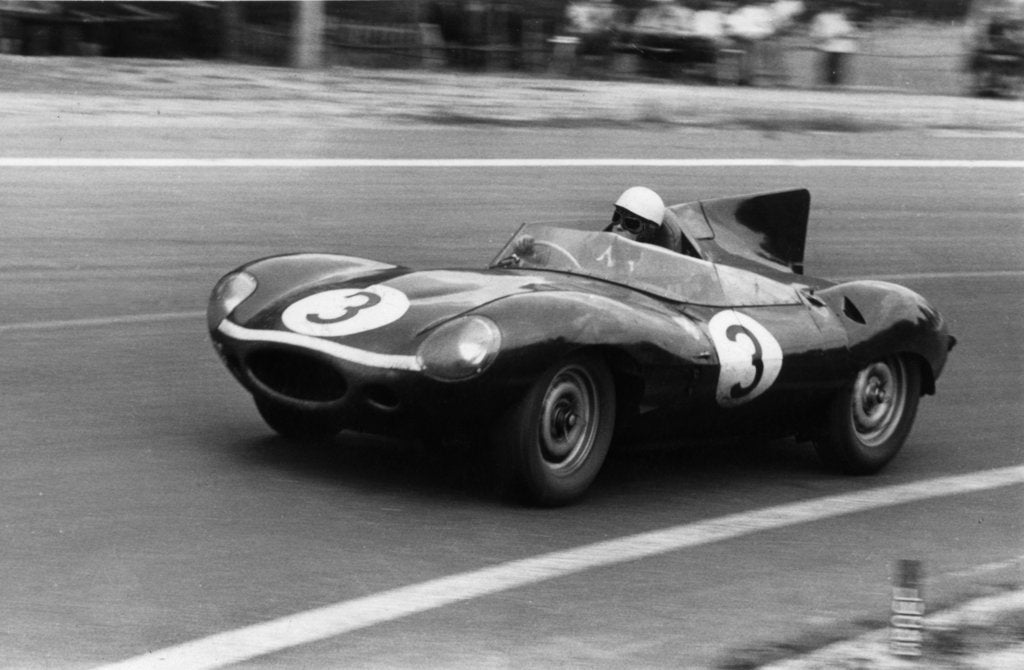 Detail of 1957 Jaguar D type Ecurie Ecosse, Le Mans winning car driven by Flockhart-Bueb by Unknown