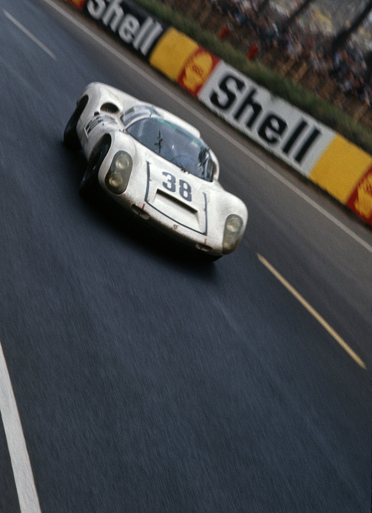 Detail of Porsche 910-6 driven by Stommelen - Neerpasch, 1967 Le Mans by Unknown