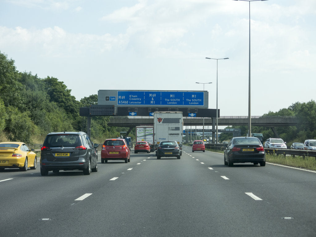 Detail of Traffic on the M6 Motorway 2014 by Unknown