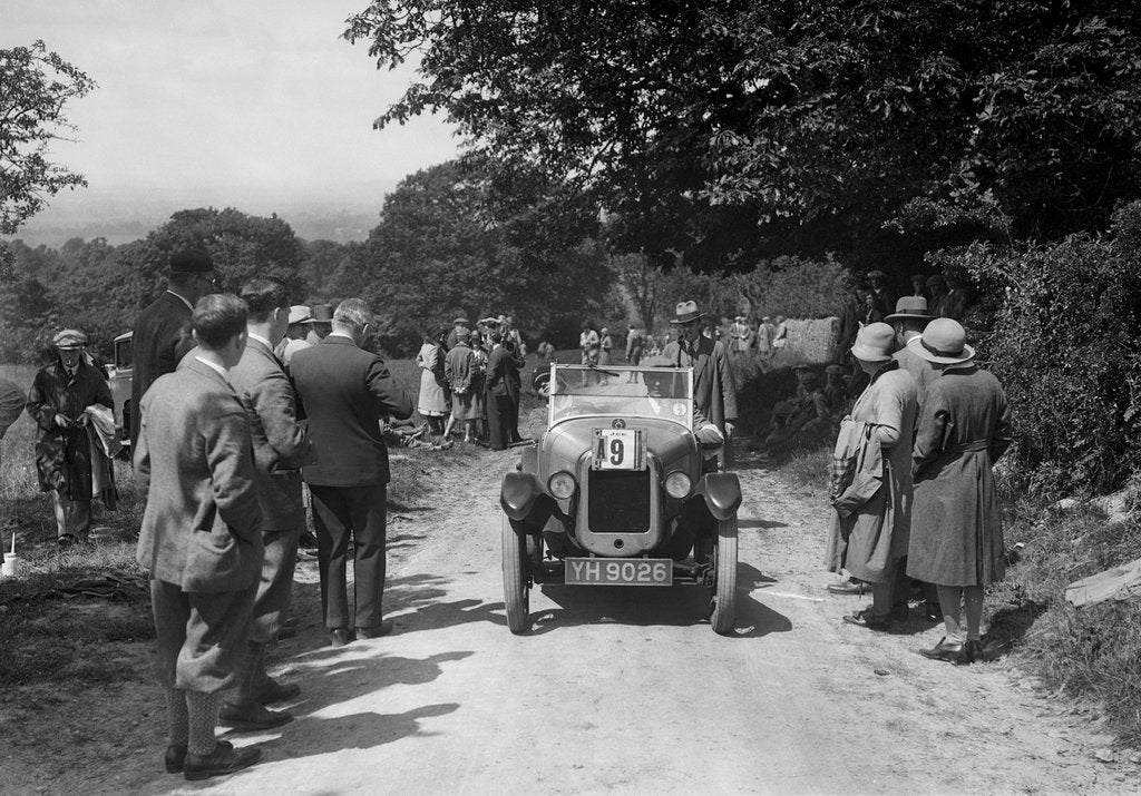 Detail of Austin 7 Cup Model of Miss J Sander of the London Centre Team at the JCC Inter-Centre Rally, 1932 by Bill Brunell