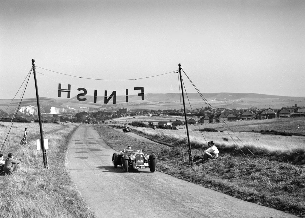 Detail of Atalanta of GAT Weldon competing at the Bugatti Owners Club Lewes Speed Trials, Sussex, 1937 by Bill Brunell