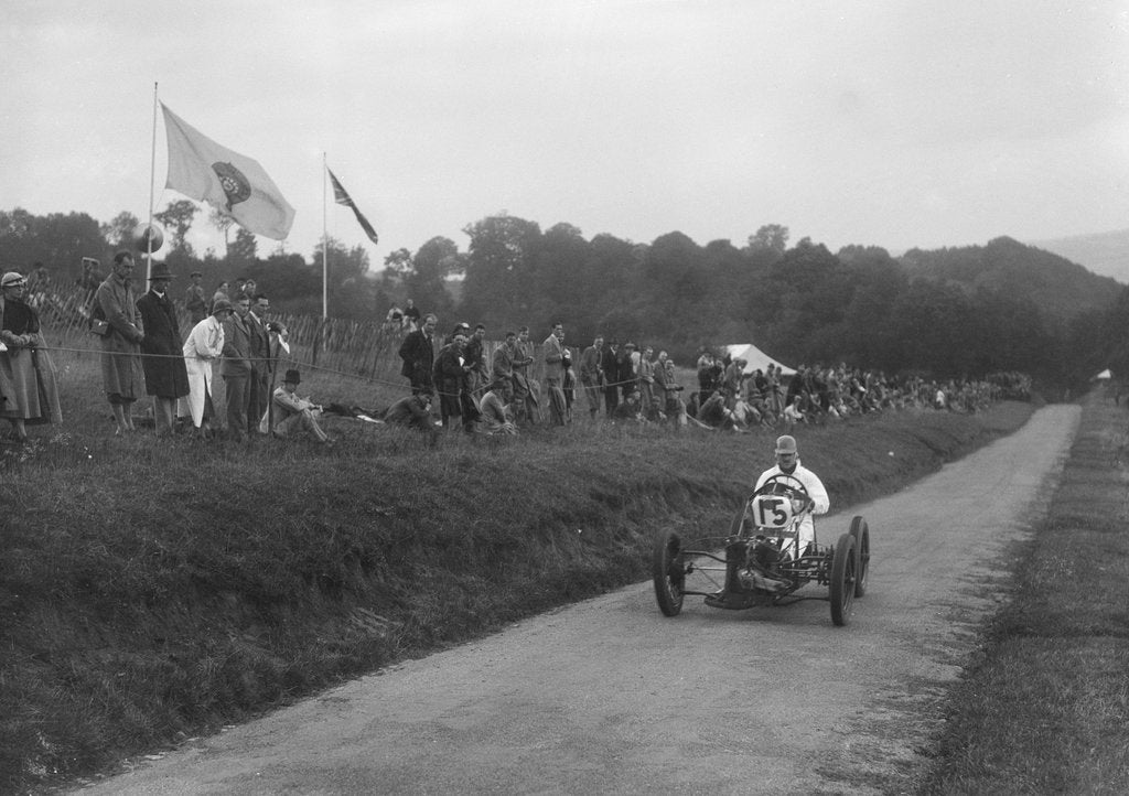 Detail of Joystick single-seater of JE Breyer, MAC Shelsley Walsh Speed Hill Climb, Worcestershire, 1935 by Bill Brunell