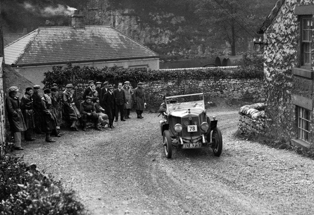 Detail of Windsor of CA Paul competing in the MCC Sporting Trial, 1930 by Bill Brunell