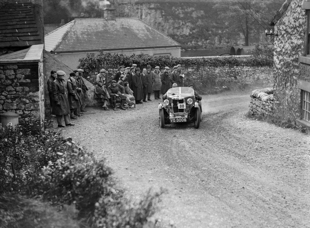 Detail of MG M type of W Keppel competing in the MCC Sporting Trial, 1930 by Bill Brunell