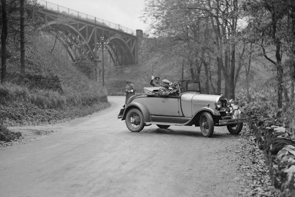 Detail of Ford Model A of CM Needham competing in the MCC Sporting Trial, 1930 by Bill Brunell