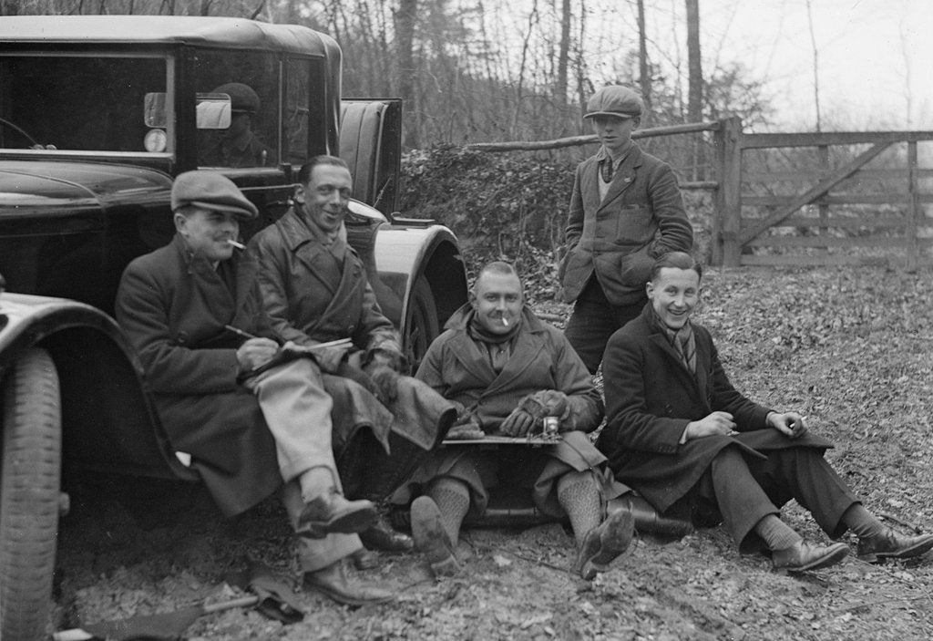Detail of Sunbeam Motor Car Club Bognor Trial, 1929 by Bill Brunell